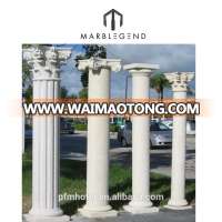 2017 hand made vivid design carving Roman concrete pillar