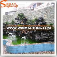 2015 unique and stylish design wall decorative garden slate stone with top quality