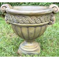 New cast aluminium cheap garden flower pots wholesale