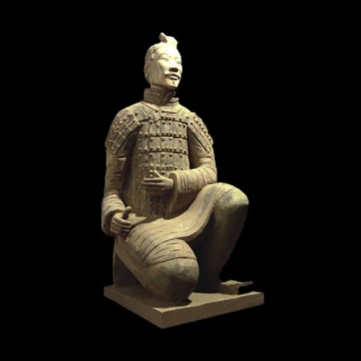 Hot sell chinese Kneeling terracotta Warriors statues for outdoor