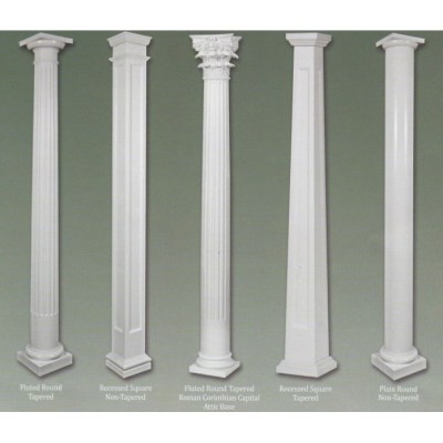 Factory sales high strength durable fiberglass resin corinthian decorative roman pillars column