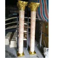 2018 factory sales luxury durable indoor fiberglass roman columns