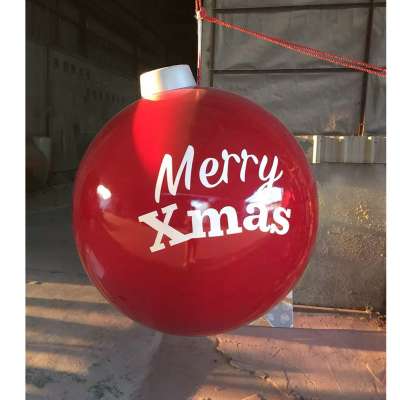 Factory sales light weight high quality durable outdoor large christmas ball