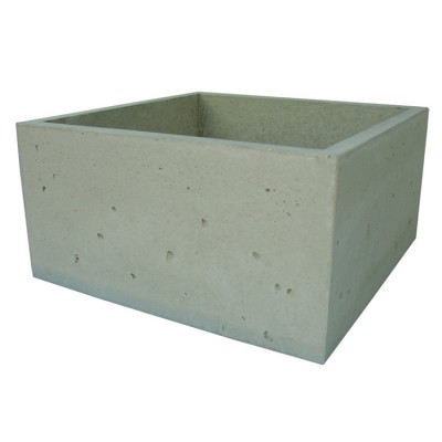 Top quality high strength anti-freeze large square cement flower pots for outdoor