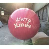 Factory sales light weight high quality durable fiberglass giant christmas ball