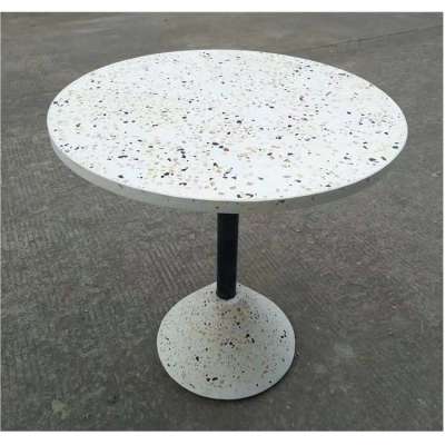 New design top quality high grade waterproof durale outdoor square GRC Concrete table set for home and garden